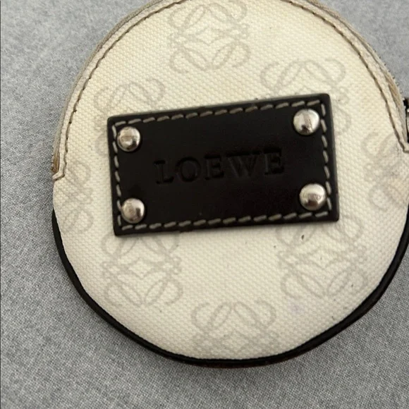 Loewe look Cream and Brown Mini Bag - Picture 4 of 10